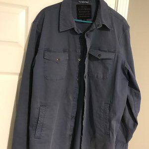Lucky Blue Stretch Twill Shirt Jacket